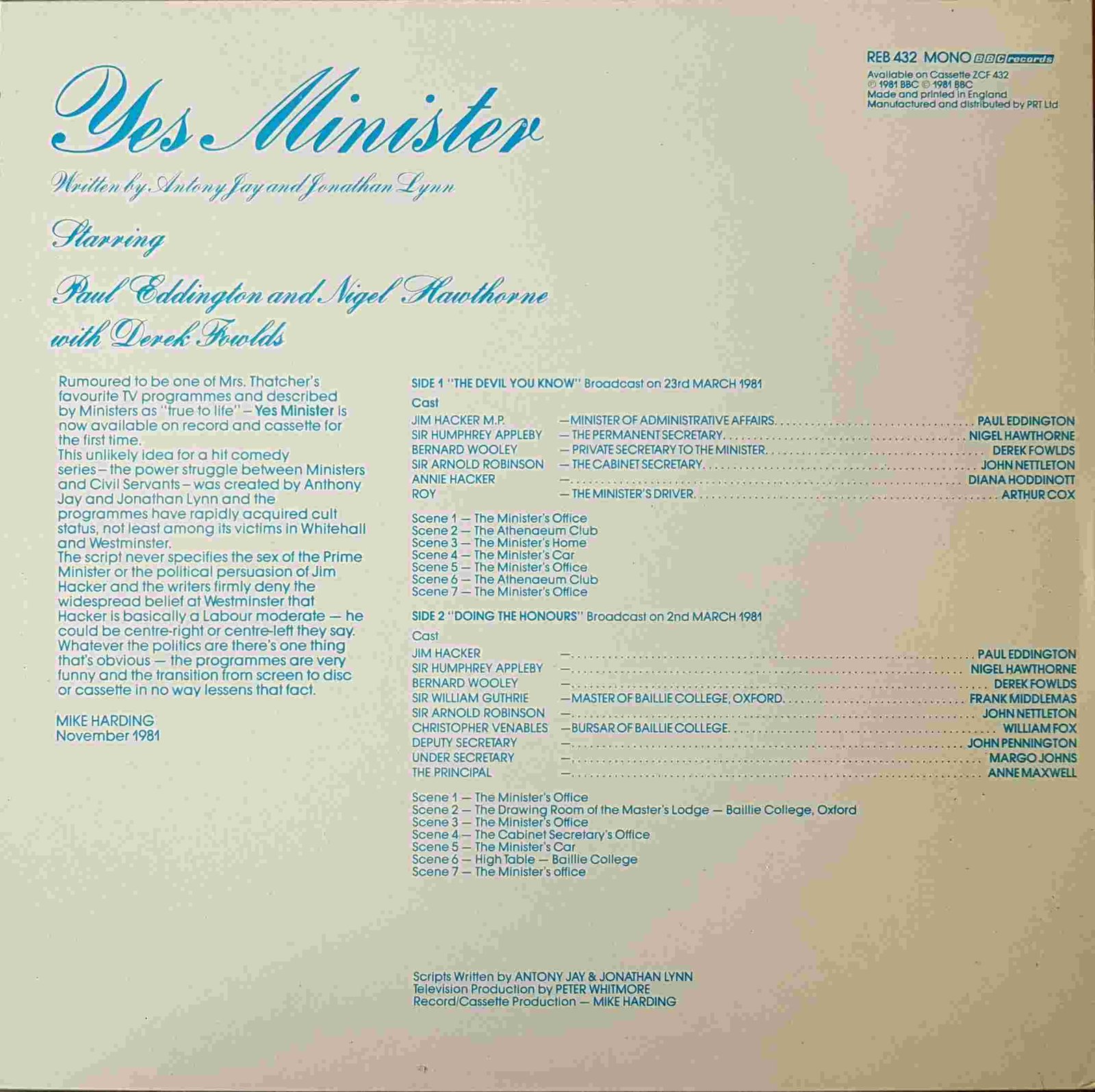 Back cover of REB 432